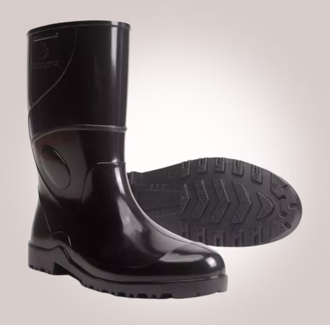 Bota De Pvc Cano Médio 28cm Preta - Innpro -Ca-36025 Bota De Pvc Cano Médio 28cm Preta - Innpro -Ca-36025