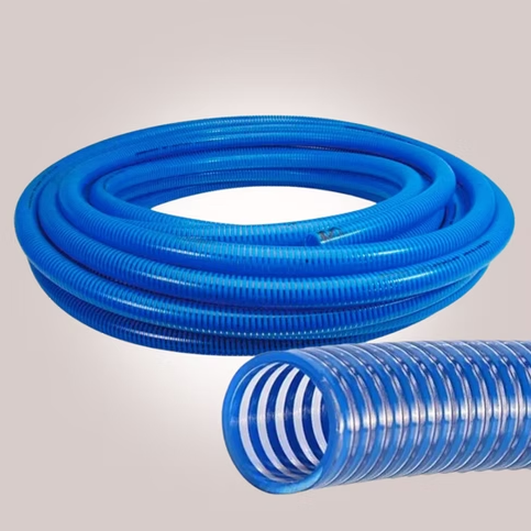 Mangueira Sucção Espiral KM Azul